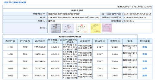 种子备案