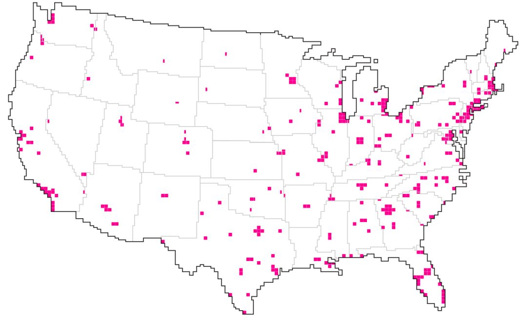 美国城镇人口_美国人口分布图(2)