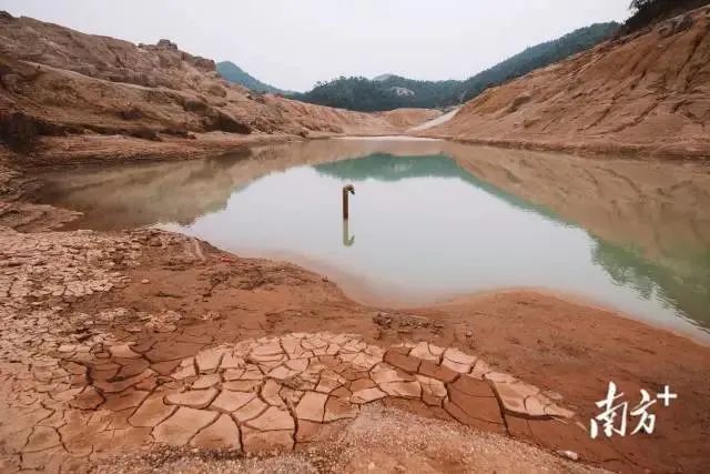 4月8日,汕头市秋风水库,库容量近3000万立方,现有储水量仅有700多万