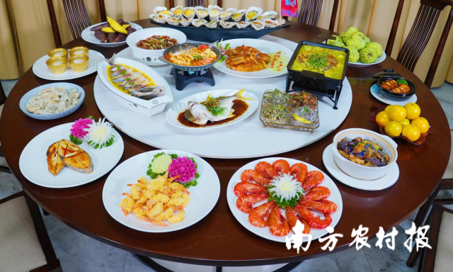 “中國水產(chǎn)預(yù)制菜之都”湛江發(fā)布“2024年湛江年夜飯一桌菜”。
